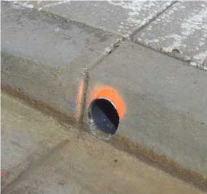 Curb Drain Coring